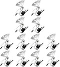 VIVOSUN 12 Pack Clamp Lamp Light with Detachable 8.5 Inch Aluminum Reflector - size: 8.5 Inch-12 Pack
