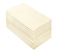 COTTON CRAFT Amazing Kitchen Towel - 12 Pack 100% Cotton Waffle Terry Towel - color: Ivory, size: 12 Pack