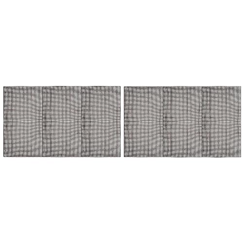 MECCANIXITY Plastic Mesh Canvas Sheet 50x33cm/20x13inch Black Blank Canvas Rectangle 4mm Hole for Embroidery Needlepoint, Knit Crochet Mesh, Pack of 2 - color: Black, size: 20x13inch