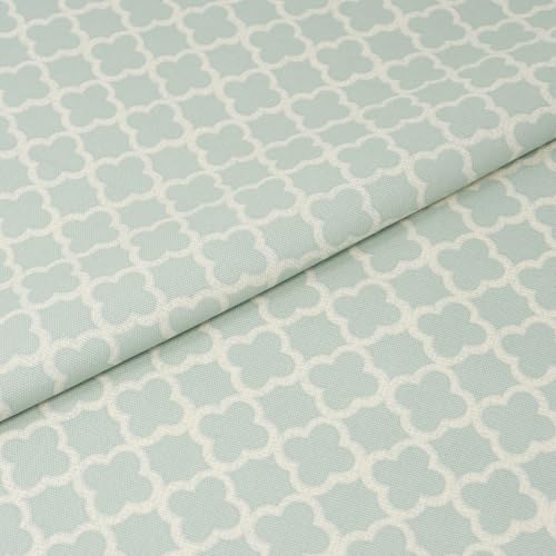 Stitch & Sparkle 100% Cotton Duck Cloth Print 45" Wide, DIY Project, Craft & Quilt Fabric for Sewing, Upholstery Home Décor, Cut by the Yard, Medallion Crystal - color: Medallion Crystal, size: Cut by the yard
