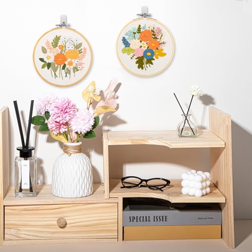 DIAMOND DOTZ Country Garden Embroidery Craft Kit for Adults, Beginners - color: Embroidery Country Garden