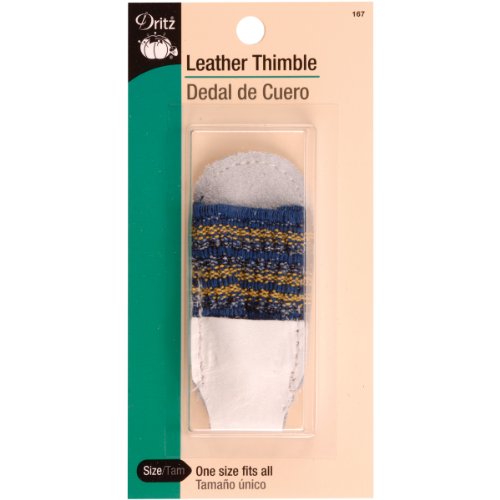 Dritz 167 Leather Thimble, One Size Fits All