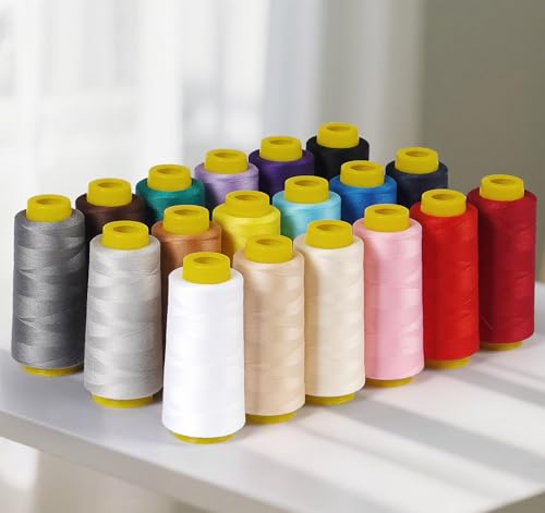 1800 Yards Green Thread Sewing, All Purpose Thread for Sewing - color: 011-Green, size: 40S/2