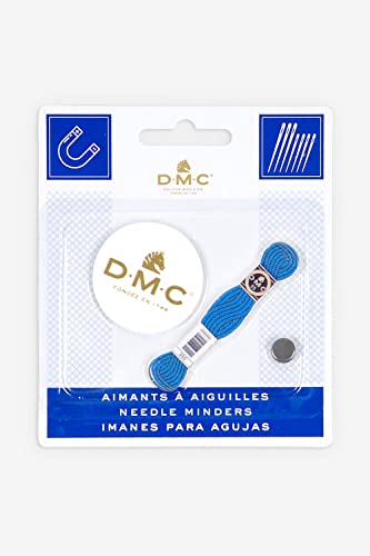 DMC Magnetic Needle Minders 2/Pkg-DMC Logo and Skein -U1986L3