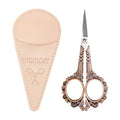 Copper All Purpose Scissors with Sheath, Sharp Sewing & Embroidery Scissors for Office, Home & School - color: Copper