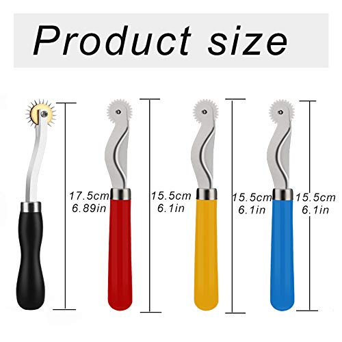 QMNNMA 4 Pcs Tracing Wheel Sewing Tool with Packaging Bag