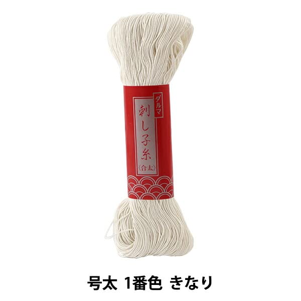Sashiko Thread JUMBO Skein, 100 meters - Color #102 "Natural" - Japanese Quilting & Embroidery - color: White