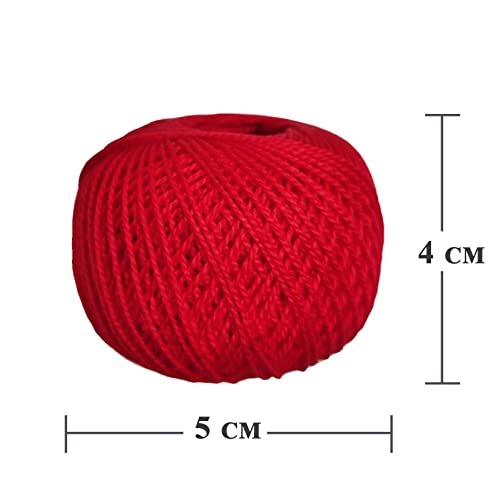 KGS Crochet Thread Cotton Yarn Balls | Size 8 | 10 Balls | 10 Grams Each Ball | Total 100 Grams of Pearl Cotton Thread for Crocheting, Cross Stitch, Needlepoint Hand Embroidery (Vibrant Rainbow) - color: Vibrant Rainbow