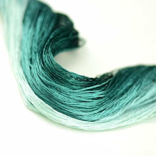 Mulberry Silk Floss Embroidery Thread Floss-Cross Stitch Threads China Silk Woven Jewelry Threads DIY Sewing Kits (50) - color: 50