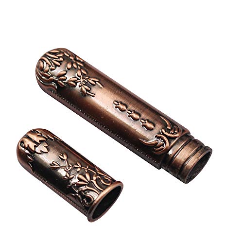 Needle Storage Sewing Needles Holder Portable Sewing Storage Case Embroidery Needle Storage Case Box for Hand Sewing Needle Storage Vintage Needle Case DIY Sewing Tools (red Copper) - color: red copper