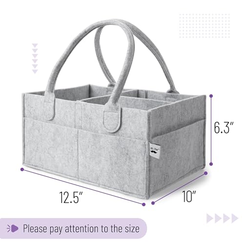 Mr. Pen- Baby Diaper Caddy Organizer, Gray, Medium - color: Gray, size: 1 Pack, Regular