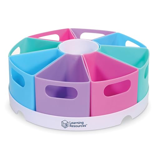 Learning Resources Create-a-Space Storage Center, Pastel - color: Pastel Colors