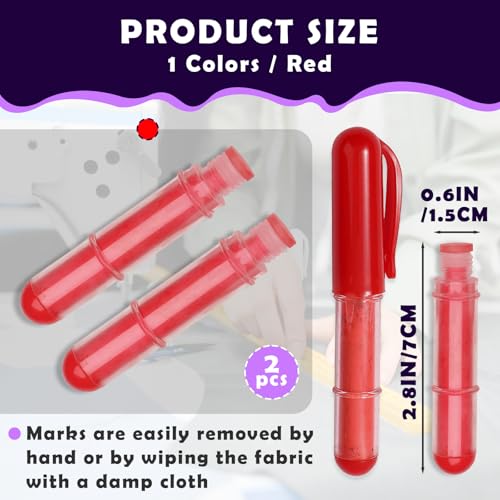 2PCS Sewing Chalk Refill - Red - color: Replacement - Red