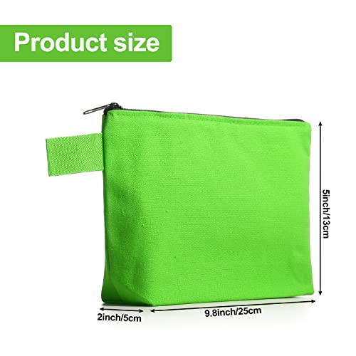 Saintrygo 30 Pcs Canvas Makeup Bags Bulk,9.8 X 5 X 2 Inch,Classic - color: Classic, size: 9.8 x 5 x 2 Inch