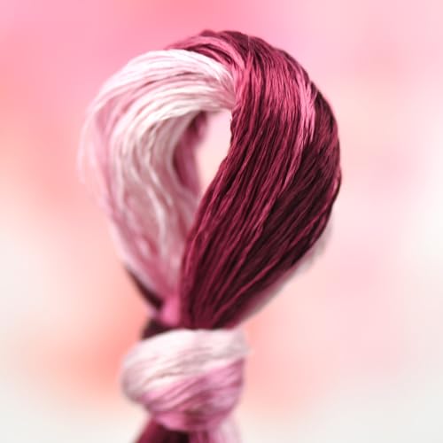 Natural 100% Mulberry Handmade Embroidery Silk Thread Silk Floss (80) - color: 80