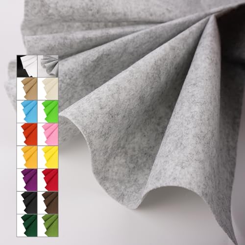 IONTACH 36" X 36" Grey Stiff Felt Fabric 1.2mm Thick - color: Grey, size: Stiff - 36" X 36"