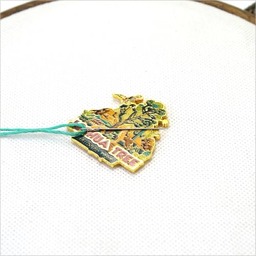 Awesome Pattern Studio Needle Minder Set - Joshua Tree Magnetic Needle Minder + 2 Needle Threaders. Enamel Pin for Cross Stitch, Embroidery and Craft - size: Joshua Tree Modern Design - SET #1