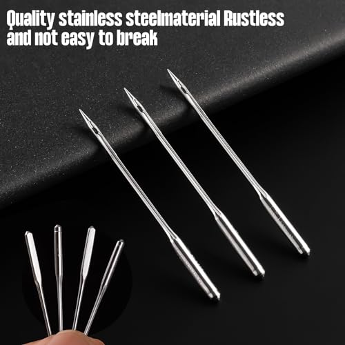 50 Pcs Size 75/11 Embroidery Needles, 130/705H HAx1 Universal Regular Needles for Home Sewing Machines - style: Size 11 50pcs