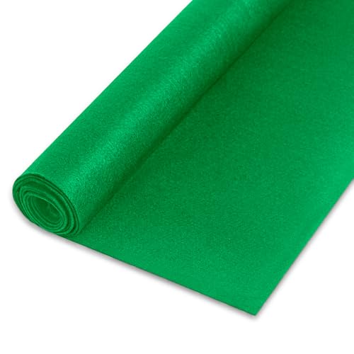 Felt Fabric 1.8 mm Thick 36" x 72" - Soft Durable Felt by The Yard Felt Sheets for Arts and Crafts, DIY Sewing, Crafting Projects (Green) - color: Green, size: 36" x 72"