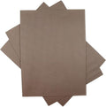 KCS 3 pc of 12" x 18"(30cmx45cm) Counted Cotton Aida Cloth Cross Stitch Fabric (Coffee, 16CT) - color: Coffee, size: 16CT