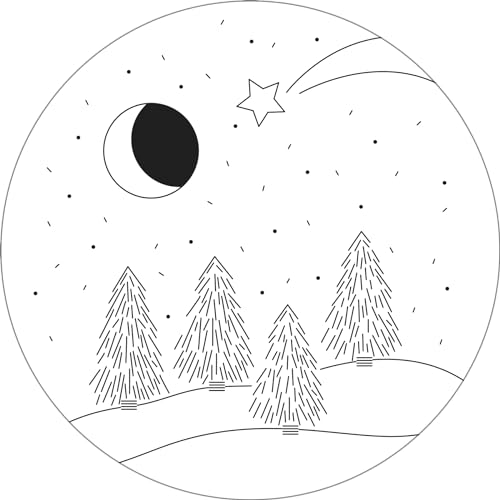 Celestial Embroidery Pattern Transfers (set of 10 hoop designs!)