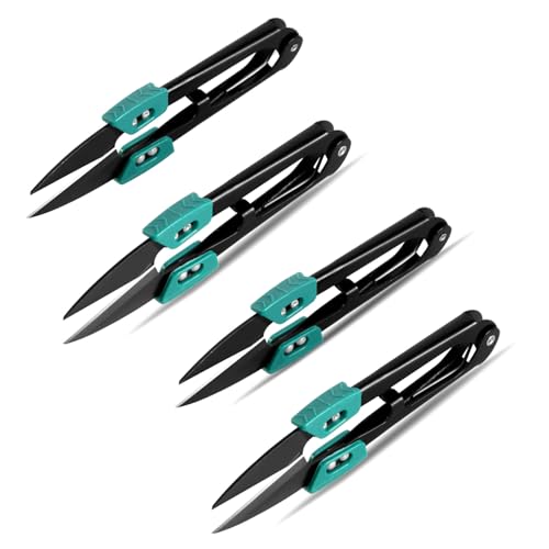 Damita 4.2 inch Sewing Scissors - Wider Handle Thread Snips (4 pack)