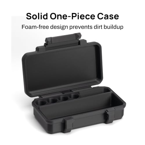 Peptide Case with 4 3ml Vial Slots, Syringe and Skin Wipe Compartments