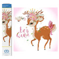 DIAMOND DOTZ Be The Queen Deer Diamond Painting Kit for Adults with Gems - size: 35 x 35 cm (13.8 x 13.8 in)