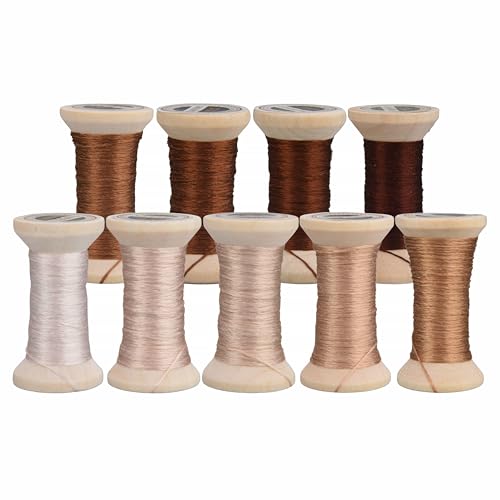 Natural 100% Mulberry Handmade Embroidery Silk Thread Silk Floss (60) - color: 60