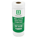 HBI Peel & Stick Tear Away Embroidery Stabilizer Roll, 12 in x 10 yd - size: 12" x 10 Yds