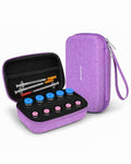 10 Slots 10ml and 3ml Peptide Case, Insulin and BAC Water Vial Holder, Peptide Storage Case for Fridge and Travel, Diabetic Supplies (Purple, Case Only) - size: 10ml & 3ml
