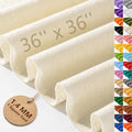 Ivory Soft Felt Sheet 36'' X 36'', 1.4mm Large Felt Fabric Sheet for Crafts - color: Lvory