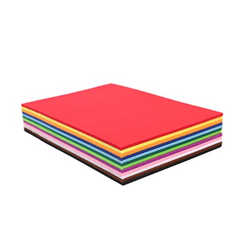 Craft Stiff Felt Sheets - 8.5 x 11 Inch - 36 Pack - 12 Colors, 3 of Each Color - 2mm Thick Sheets - size: 8.5" x 11"