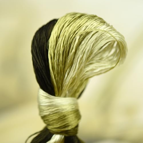 Natural 100% Mulberry Handmade Embroidery Silk Thread Silk Floss (85) - color: 85