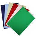 KCS 6 pc of 12" x 18" (30cmx45cm) Counted Cotton Aida Cloth Cross Stitch Fabric (14CT-M) - color: 14ct-m