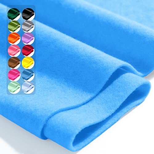 Blue 36" X 36" Felt Fabric Sheet - 1.6mm Thickness - color: Blue, size: 36" x 36"