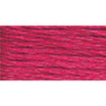 DMC Six Strand Cotton Embroidery Floss 600-699 - color: Dark Cranberry, size: 8.7 yards