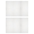 MECCANIXITY Plastic Mesh Canvas Sheet 60x42cm/23.6x16.5inch White Blank Canvas Rectangle 4mm Hole for Embroidery Needlepoint, Knit Crochet Mesh, Pack of 2 - color: White, size: 23.6x16.5inch