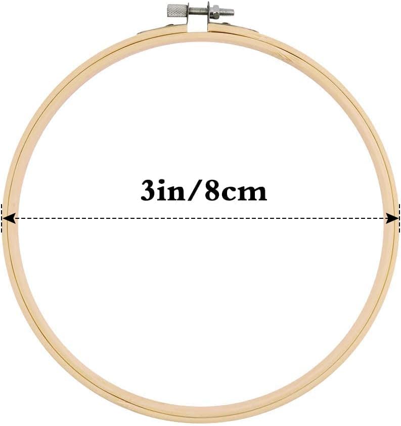Faylapa 16 Pieces 3 Inch Embroidery Hoops Set Bulk - style: 3 inch 16Pcs