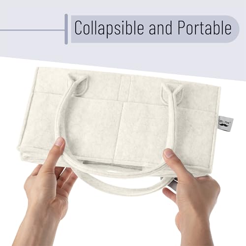 Mr. Pen- Baby Diaper Caddy Organizer, Beige, Medium - color: Beige, size: 1 Pack, Regular