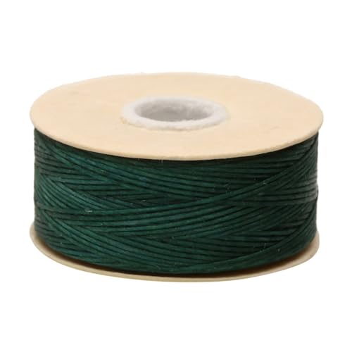 The Beadsmith Nymo Thread, Made of Nylon - size: Size D, 64 Yards, style: Evergreen