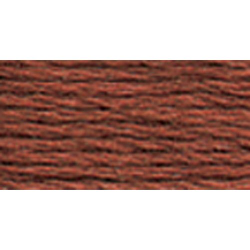 DMC 117-3858 Mouline Stranded Cotton Six Strand Embroidery Floss Thread, Medium Rosewood, 8.7-Yard