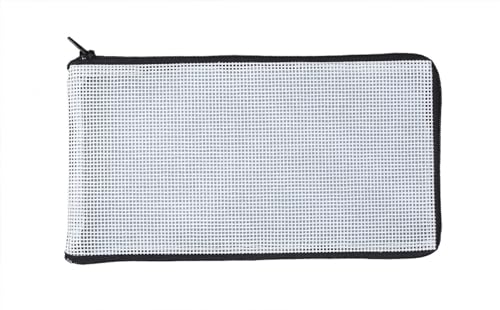 Needlepoint Preassembled Blank Canvas Purse, White