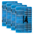KastKing Utility Tackle Boxes, 3600 and 3700 Fishing Tackle Trays - color: Blue Camouflage, size: 3700(4Pack)
