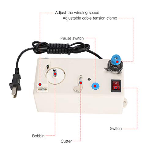 Electrical Bobbin Winder, Automatic Thread Sewing Machine Accessory Durable Automatic Bobbin Winder, Save Time for Home Sewing Industrial Sewing Bobbins