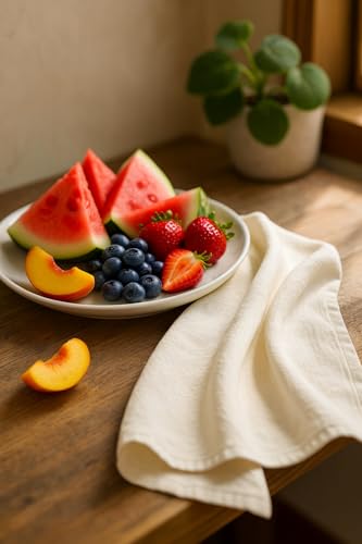 Flour Sack Towels 12 Pack, 18x28 Inch, 100% Cotton, Prewashed Soft, Lint-Free Lightweight Dish Towel for Baking, Wrapping Bread, Drying, Embroidery Projects - Natural - color: Natural, size: 18" x 28" - 12 Pack