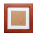 ZXT-parts Brown 6x6 Picture Frames with 4x4 Opening Mat.Brown 6x6 Square Photo Frame. Solid Wood, Perspex Panel, The Table or The Wall.Protective Film Must be Removed. - color: Brown
