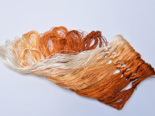 100% Mulberry Silk Embroidery Thread 9 Colors 110m Each (58) - color: C58