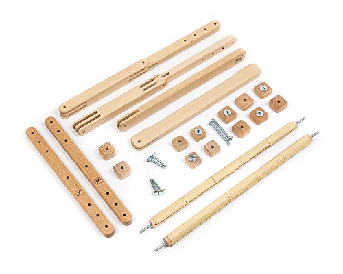 Needlework Table and Lap Hands-Free Stand with Adjustable Frame Made of Organic Beech Wood Tapestry Cross Stitch Embroidery Frame Holder (40х56 cm (15.7" x 22")) - size: 15.7" x 22"