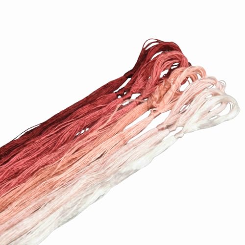 Mulberry Silk Floss Embroidery Thread Floss-Cross Stitch Threads China Silk Woven Jewelry Threads DIY Sewing Kits (48) - color: 48